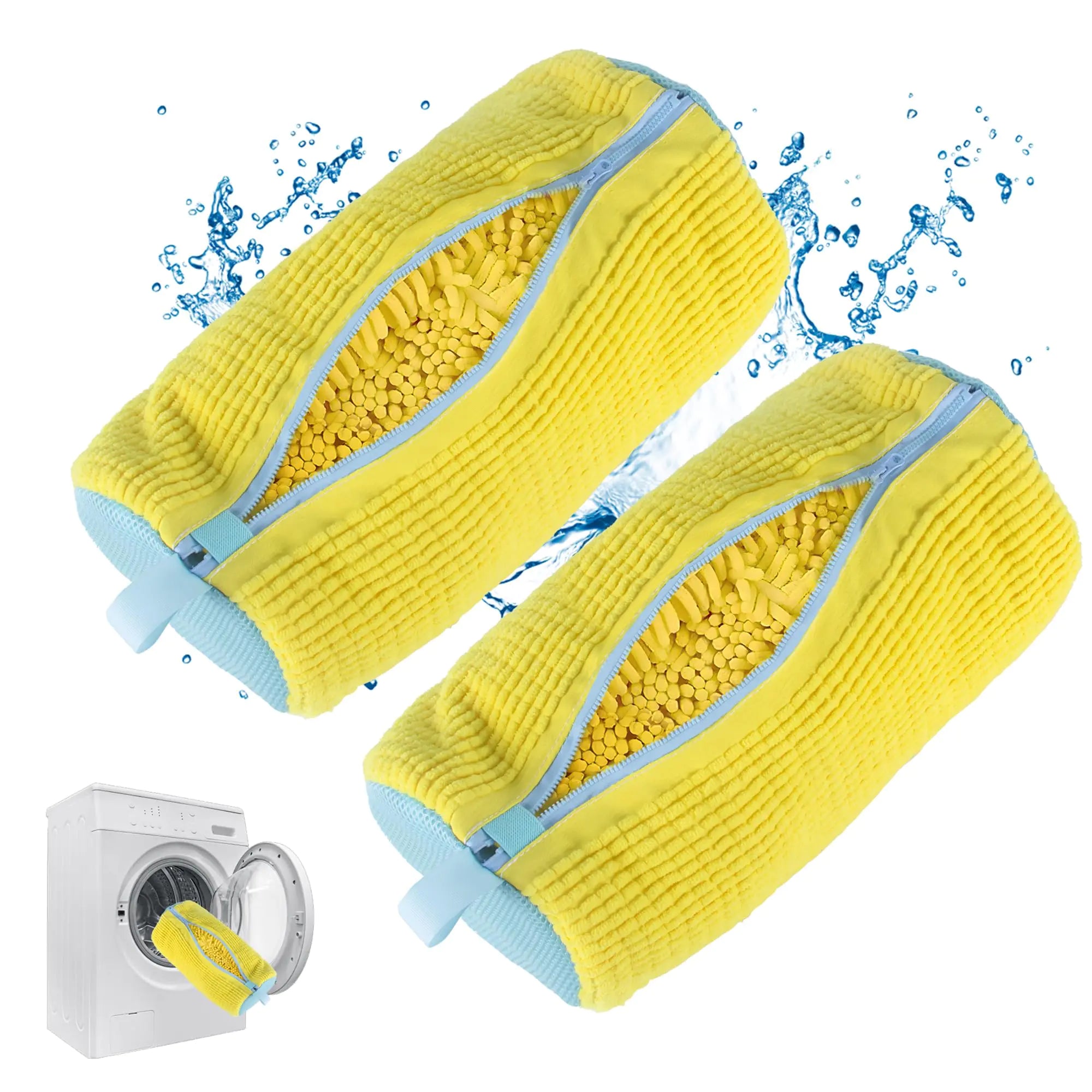 SMART Shoe Washing Machine Bag Sneaker Cleaning Laundry Shoe Bag for Washer Dryer 2PCS