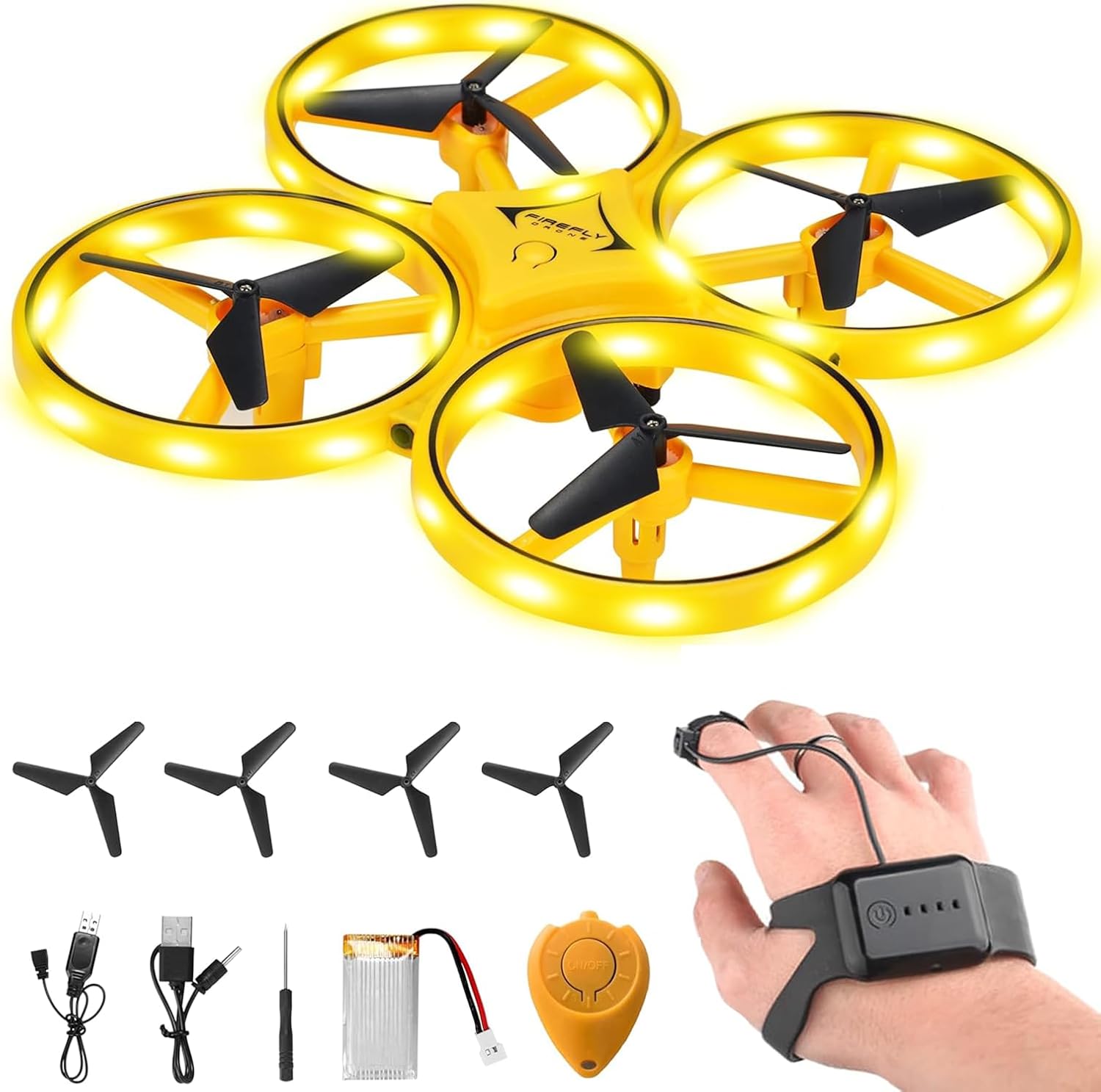🛸 Hand-Controlled UFO Drone – The Ultimate Flying Fun for Everyone!