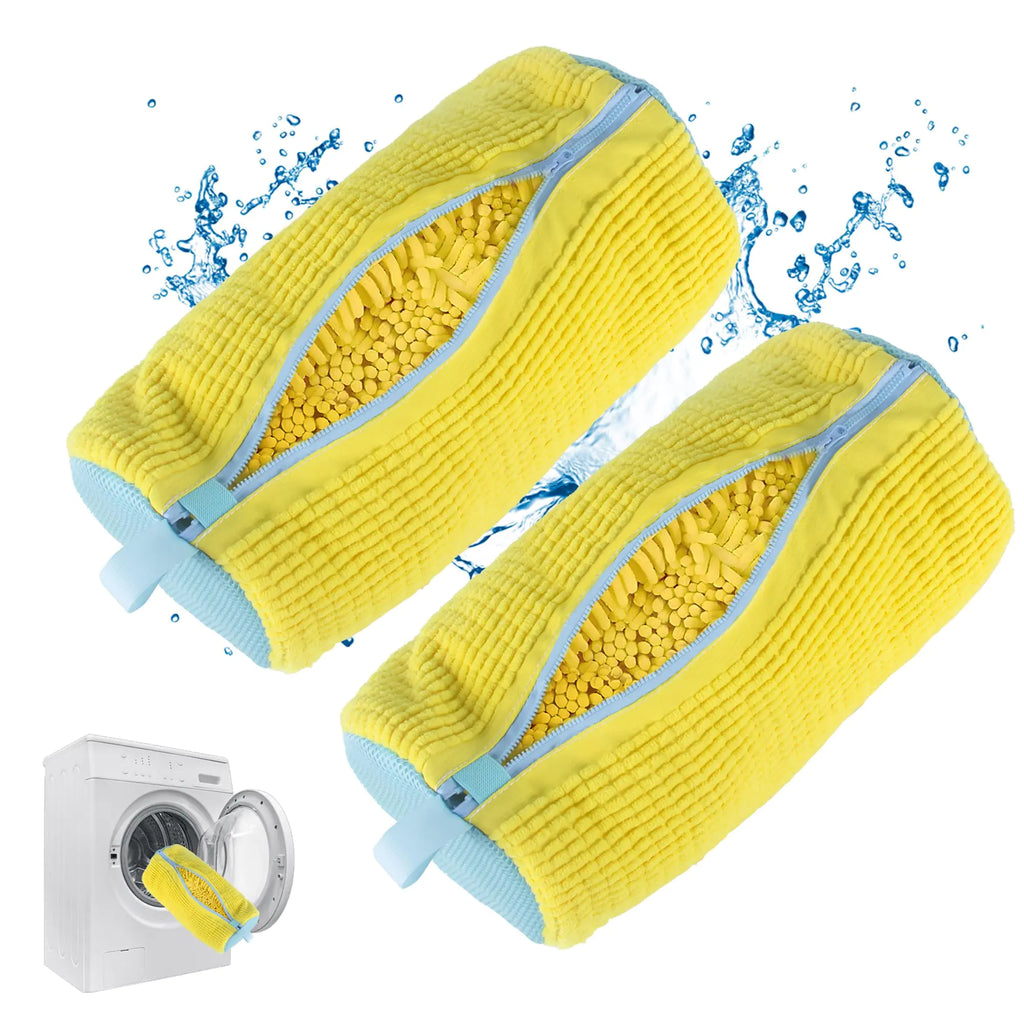 SMART Shoe Washing Machine Bag Sneaker Cleaning Laundry Shoe Bag for Washer Dryer 2PCS